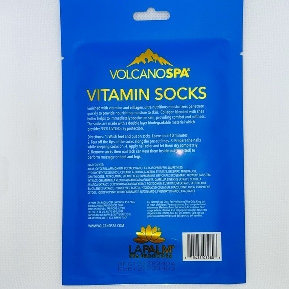 2pc VolcanoSpa Vitamin Socks - Picture 2 of 3